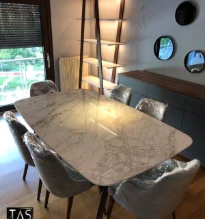 Porselen Mermer Masa ve Sehpa